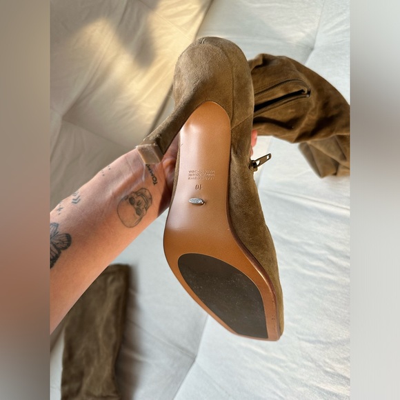 Tony Bianco Hamlet suede boots beige - Picture 12 of 15